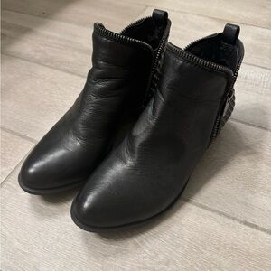 Lucky brand Basel boots booties leather fair condition 7.5 women’s